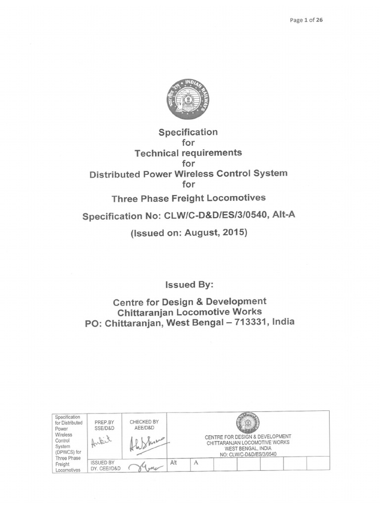 Spec - Dpwcs - Final - Scanend - Aug | PDF