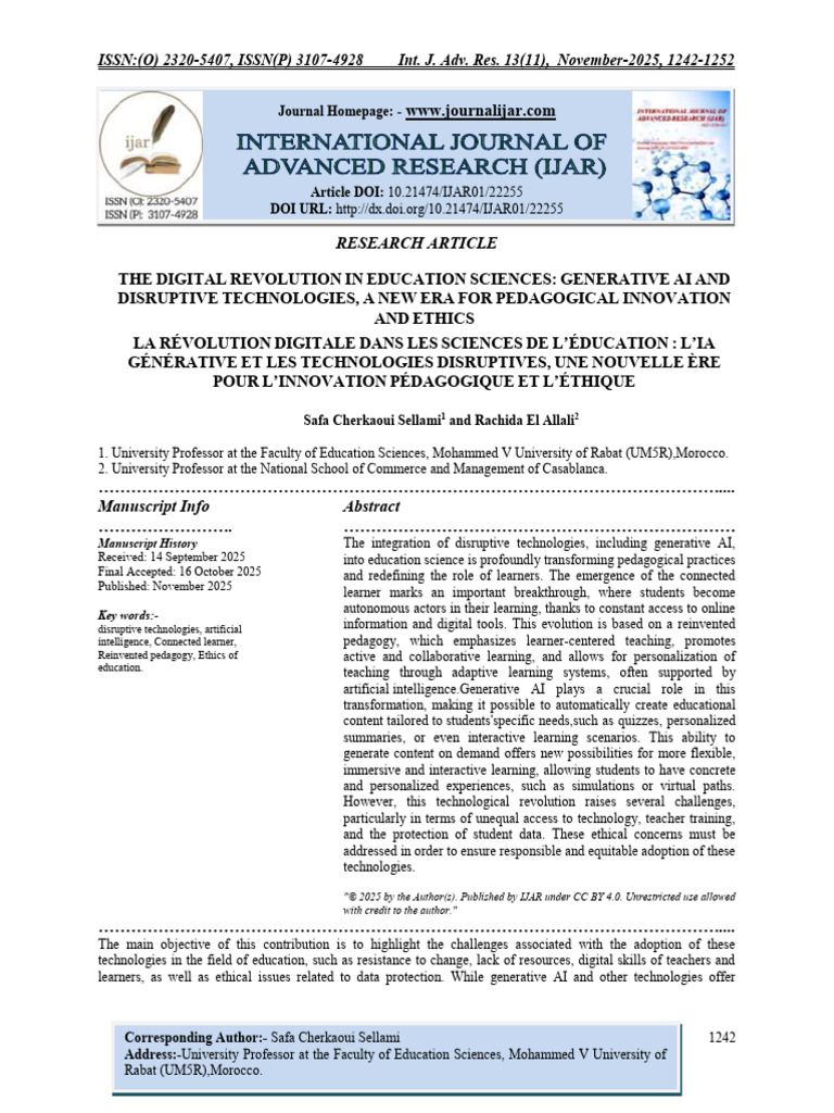 Digital Revolution in Education: AI Impact | PDF | Learning ...