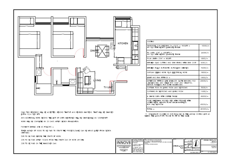Proposed Interior Layout for Raina | PDF
