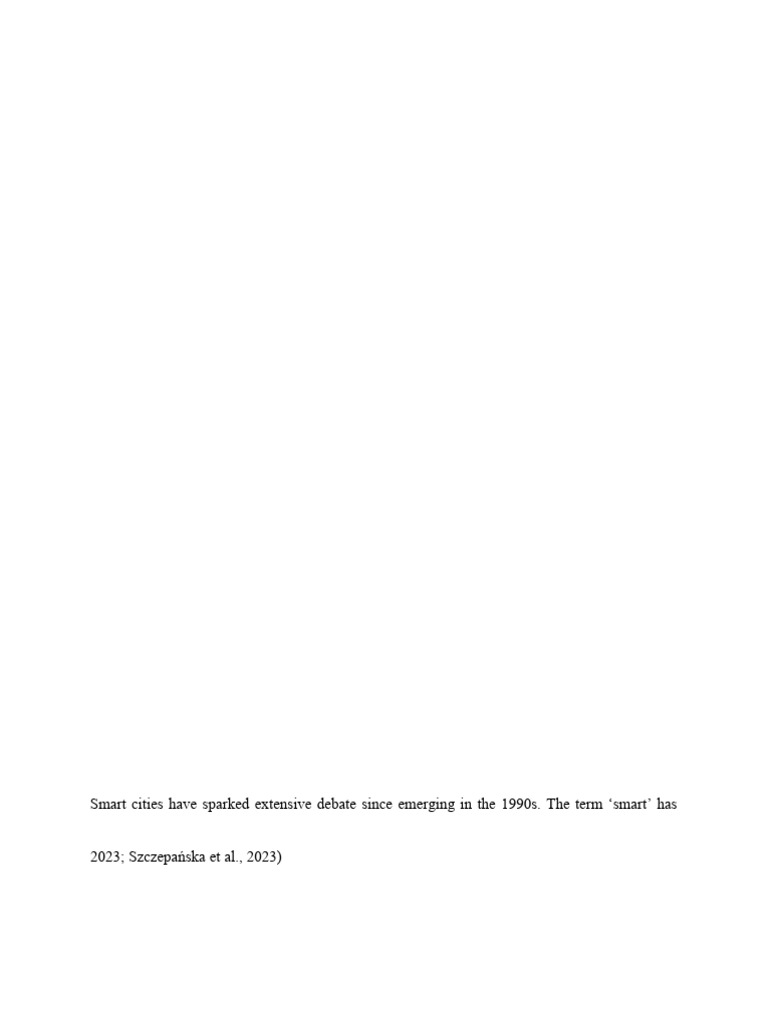 Literature Review Paper - Smart City Development | PDF | Poverty ...