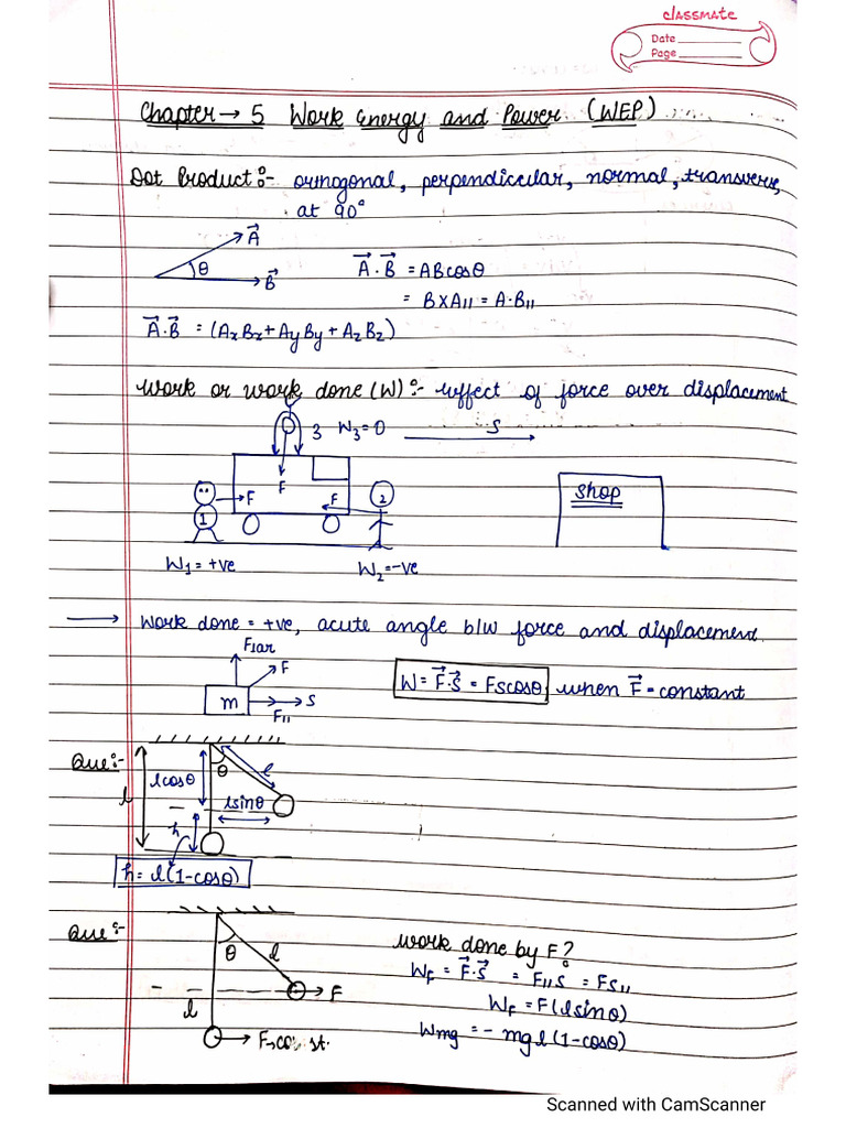 Work Energy Power PF | PDF