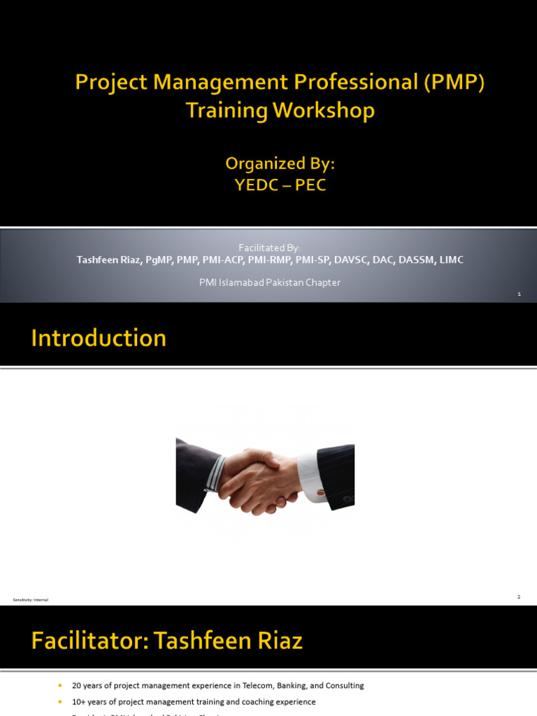 Project Management Training Overview | PDF | Project Management | Risk ...