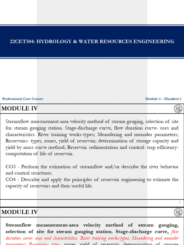 Streamflow Measurement Techniques Guide | PDF | Discharge (Hydrology ...