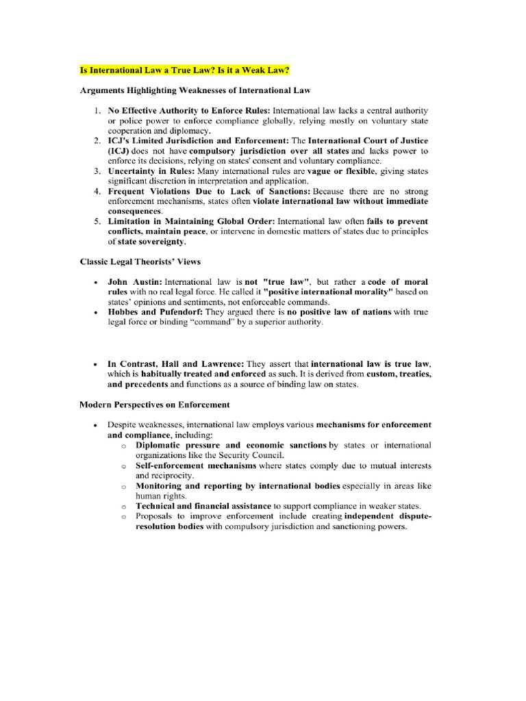 Weak Law | PDF