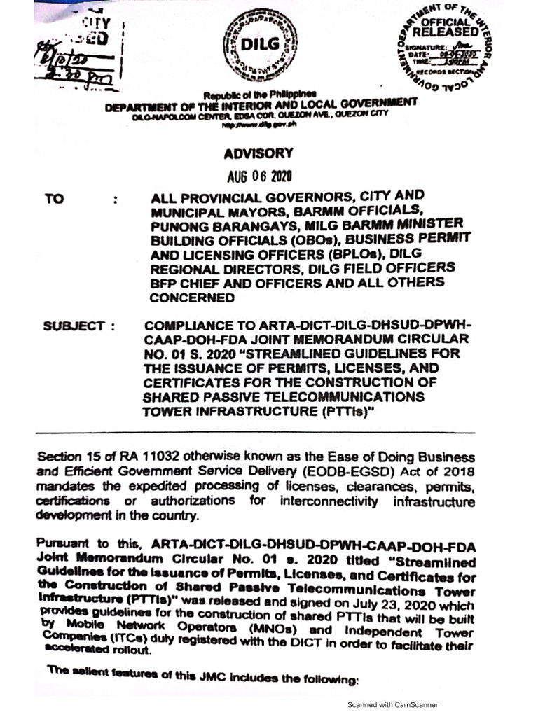 DILG Advisory | PDF
