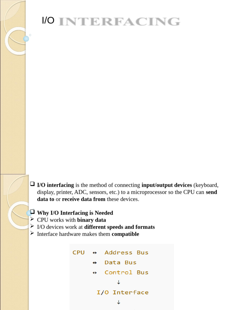 I/O Interfacing with 8086 and 8255 Chip | PDF | Input/Output ...