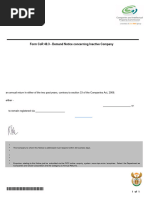 CoR 40.5: Company Reinstatement Form | PDF