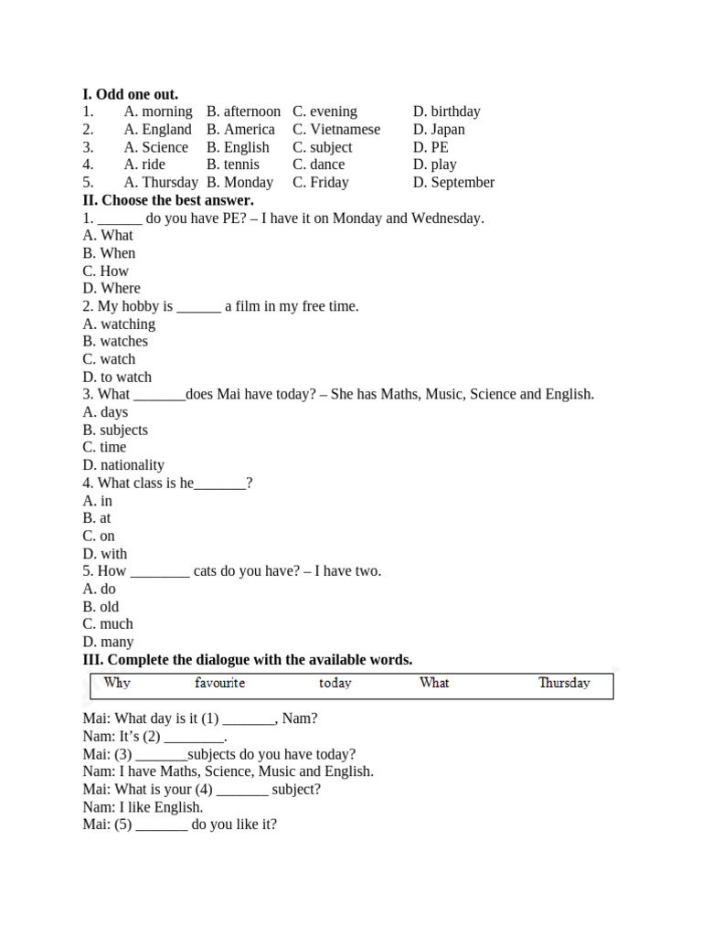 Test 4.1 | PDF