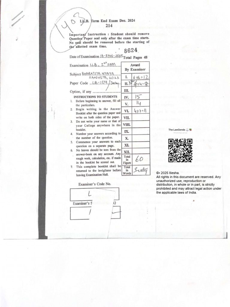 Bns Rti Sheet | PDF