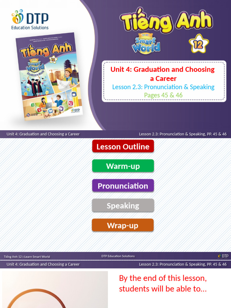 Unit 4 - Lesson 2.3 - Pronunciation & Speaking - Pages 45 & 46 | PDF