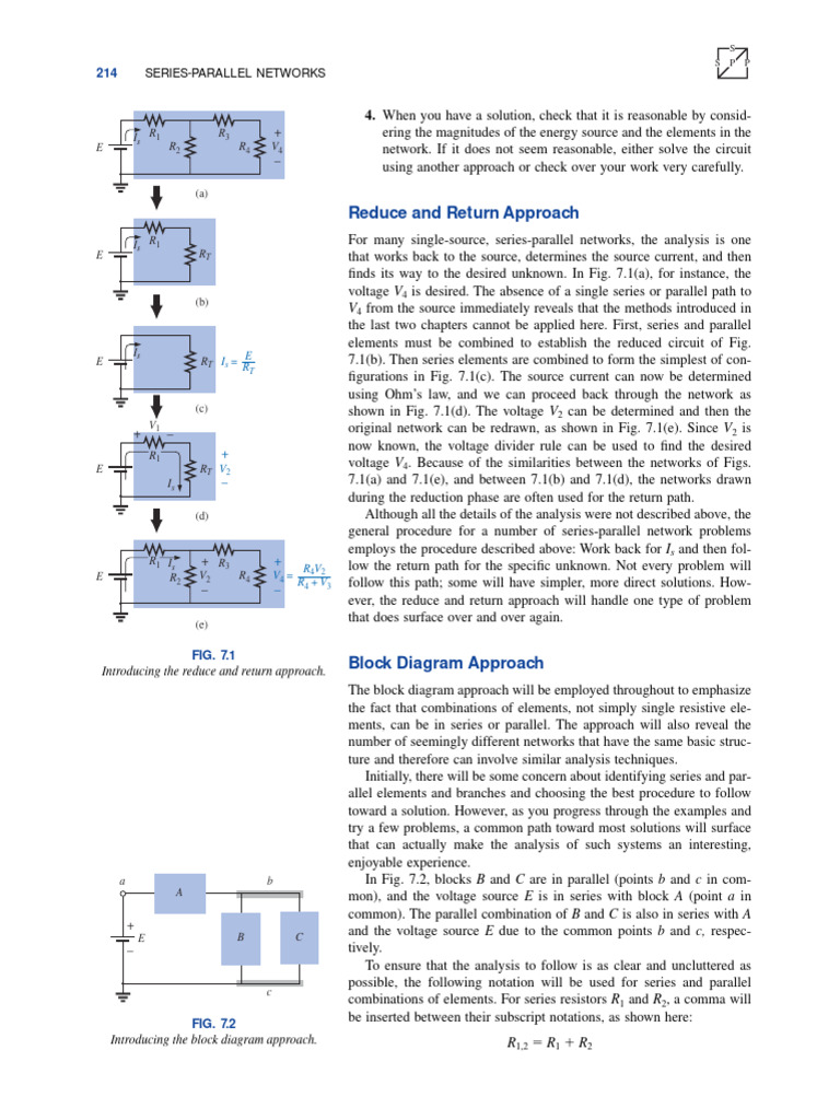 Analyzing Series-Parallel Networks | PDF | Series And Parallel Circuits ...