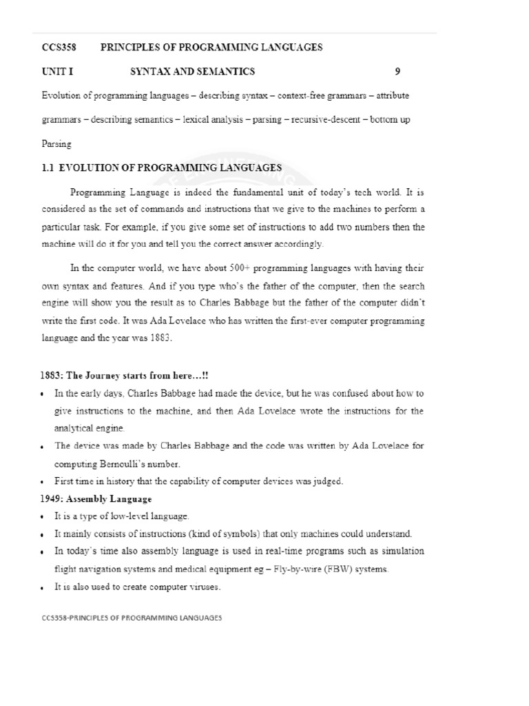 Unit-1 (R-21) | PDF