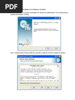 5.1 Instalacion y Configuracion Mysql 5.5