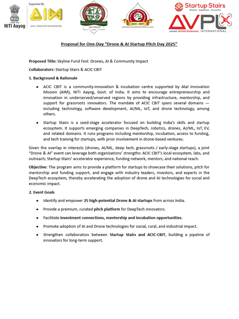 Draft Proposal.docx | PDF | Startup Company | Small Business ...