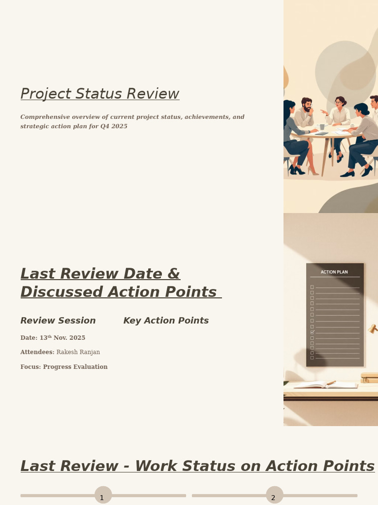 Q4 2025 Project Status Review Summary | PDF