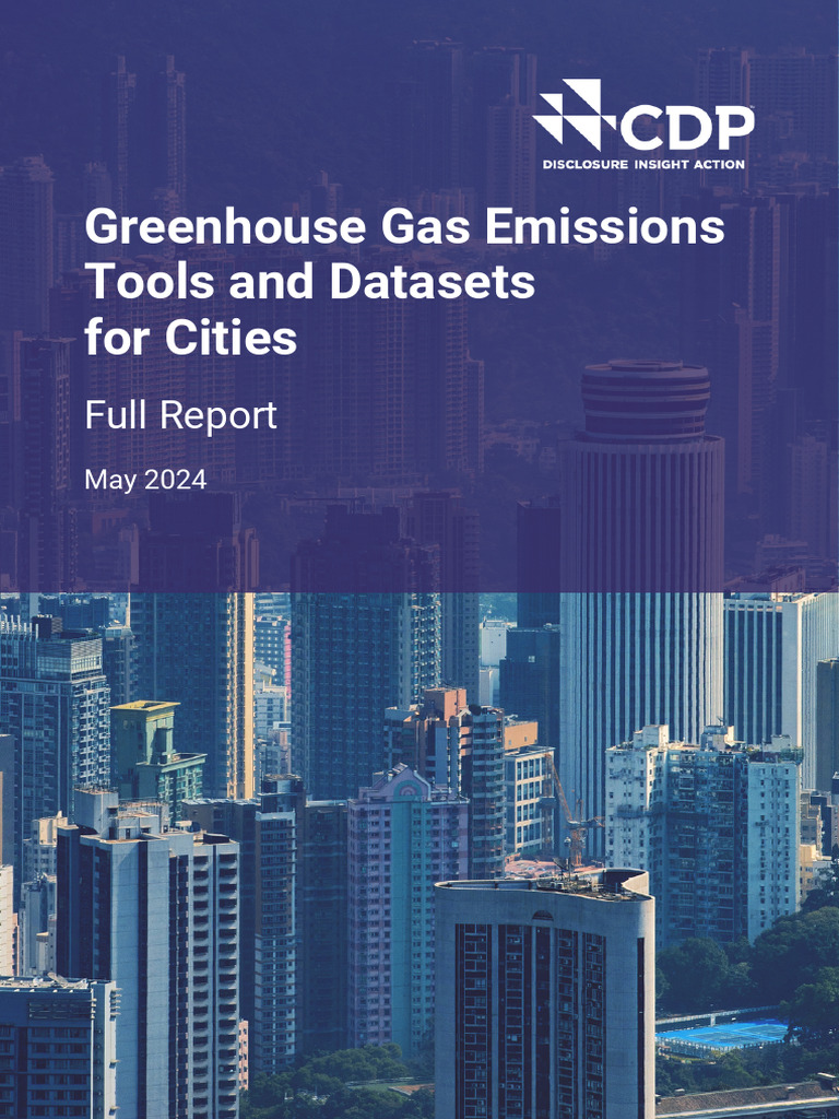 City GHG Emissions Tools & Datasets | PDF | Greenhouse Gas | Climate ...