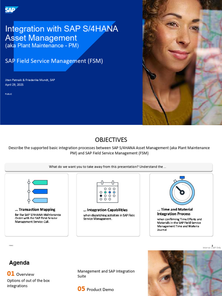 SAP S/4HANA & FSM Integration Overview | PDF | Sap Se | Computing