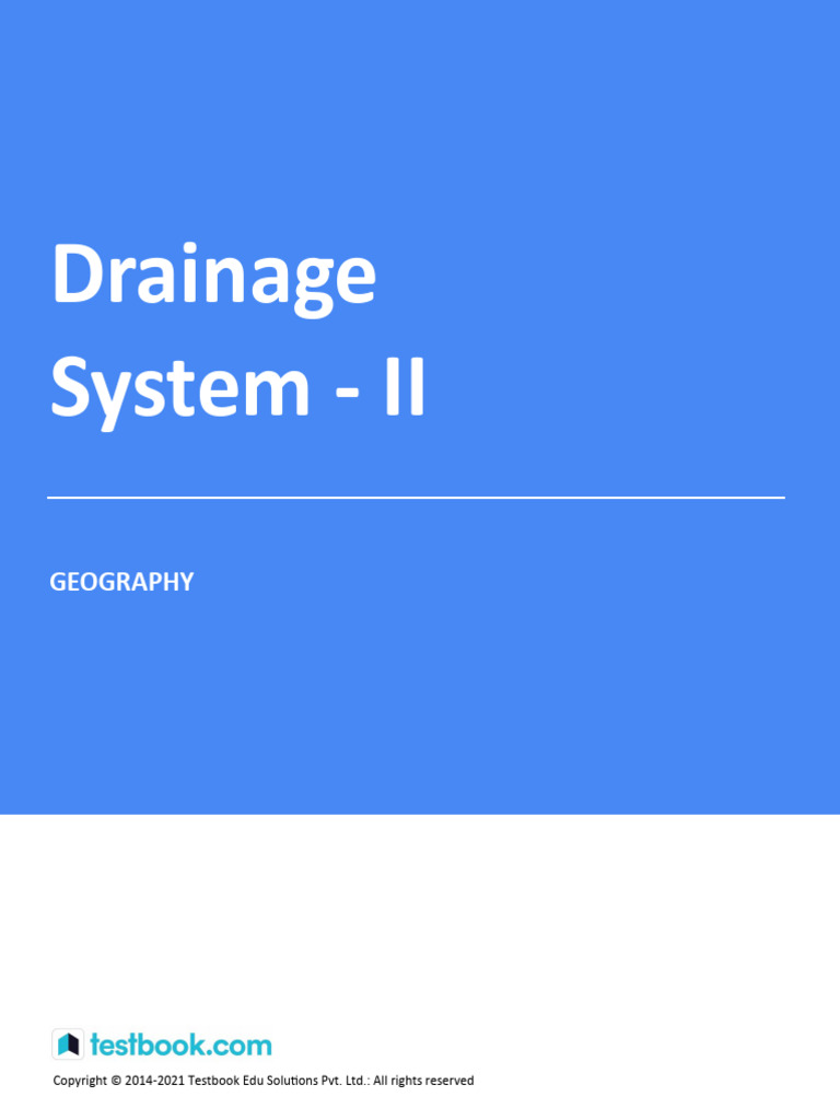 India’s River Basins and Drainage Systems | PDF | Natural Environment ...