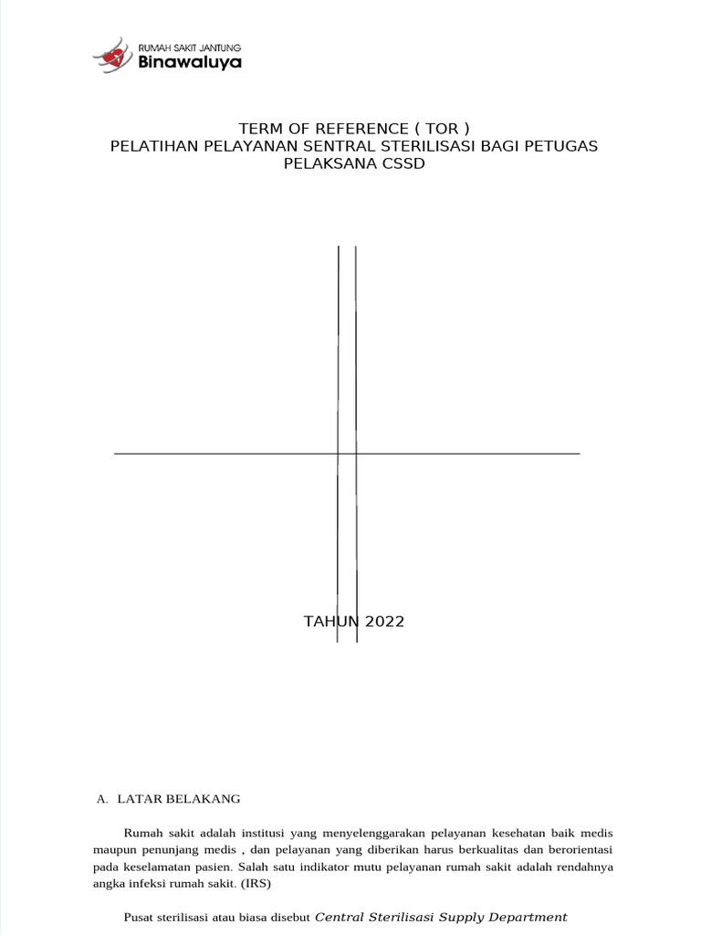 Pelatihan CSSD untuk Petugas Kesehatan | PDF