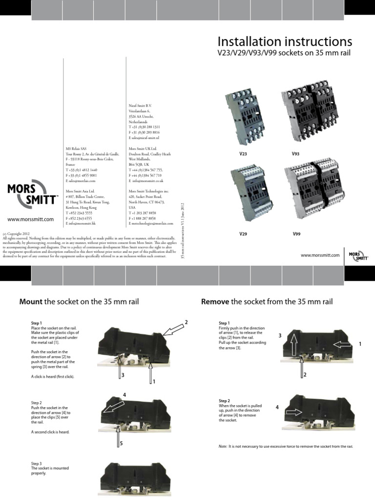 Ds Installation Instruction v23 v29 v93 v99 | PDF