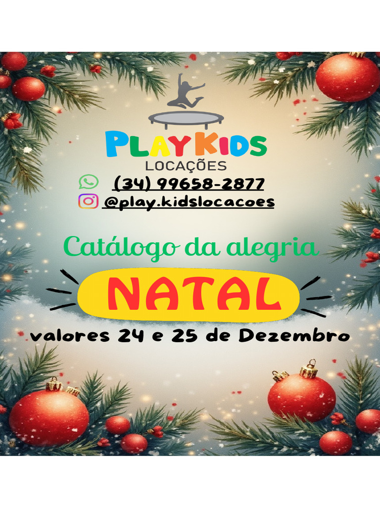 Locação de Brinquedos para Natal | PDF | Economias | Business