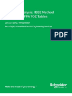 Arc Flash Analysis - IEEE Vs NFPA 70E Tables