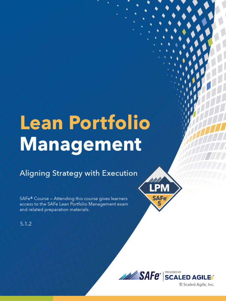 Lean Portfolio Management Digital Workbook (5.1.2) | PDF | Agile ...