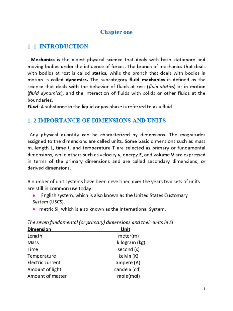 Fluid Mechanics: Fundamentals and Flow Types | PDF | Viscosity | Fluid ...