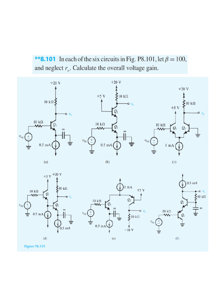 Sheet - 5 Electronic Circuits | PDF