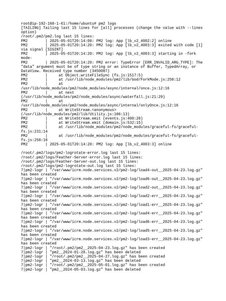 Node Logs | PDF | Java Script | Information Technology