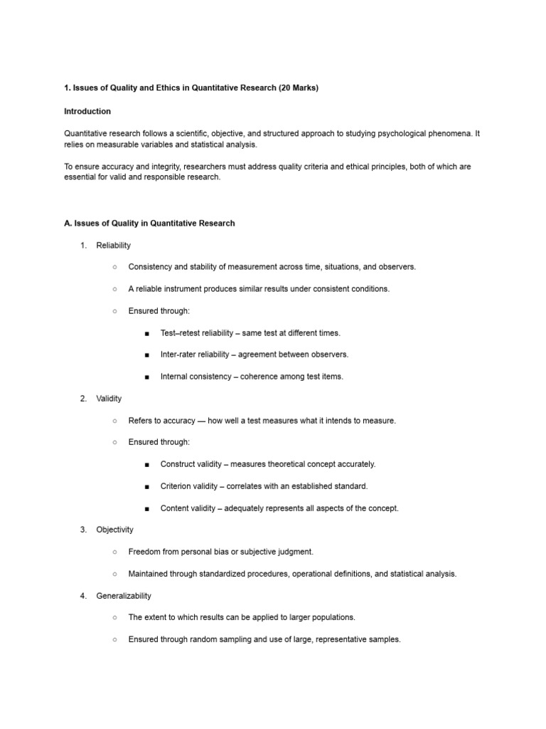 Pfpi | PDF | Validity (Statistics) | Quantitative Research