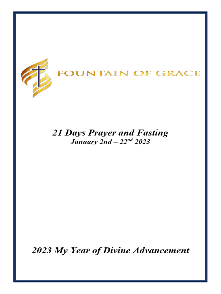 21 Days of Prayer and Fasting Guide | PDF | Prayer | Acts Of The Apostles