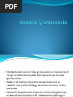 Asepsia y Antisepsia Presentacion Cirugia