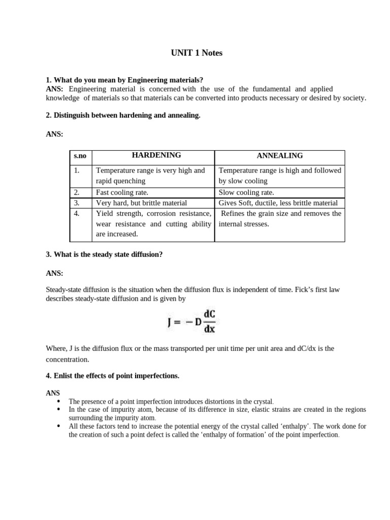 Engineering Materials and Deformation Concepts | PDF | Deformation ...