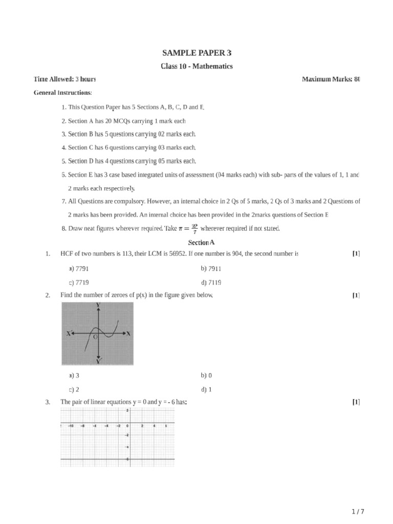 Final Maths 1 | PDF