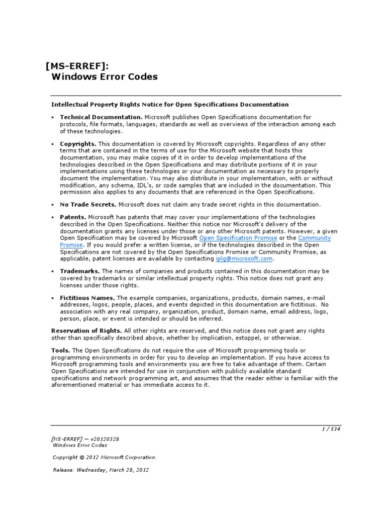 MS Erref | PDF | Specification (Technical Standard) | Component Object ...