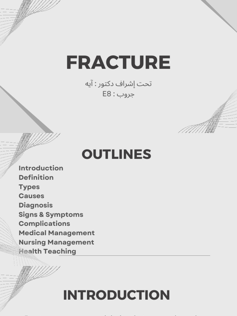 Comprehensive Guide to Fractures | PDF | Bone | Osteoporosis