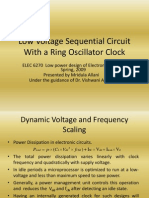 Low Voltage Sequential Circuit With A Ring Oscillator