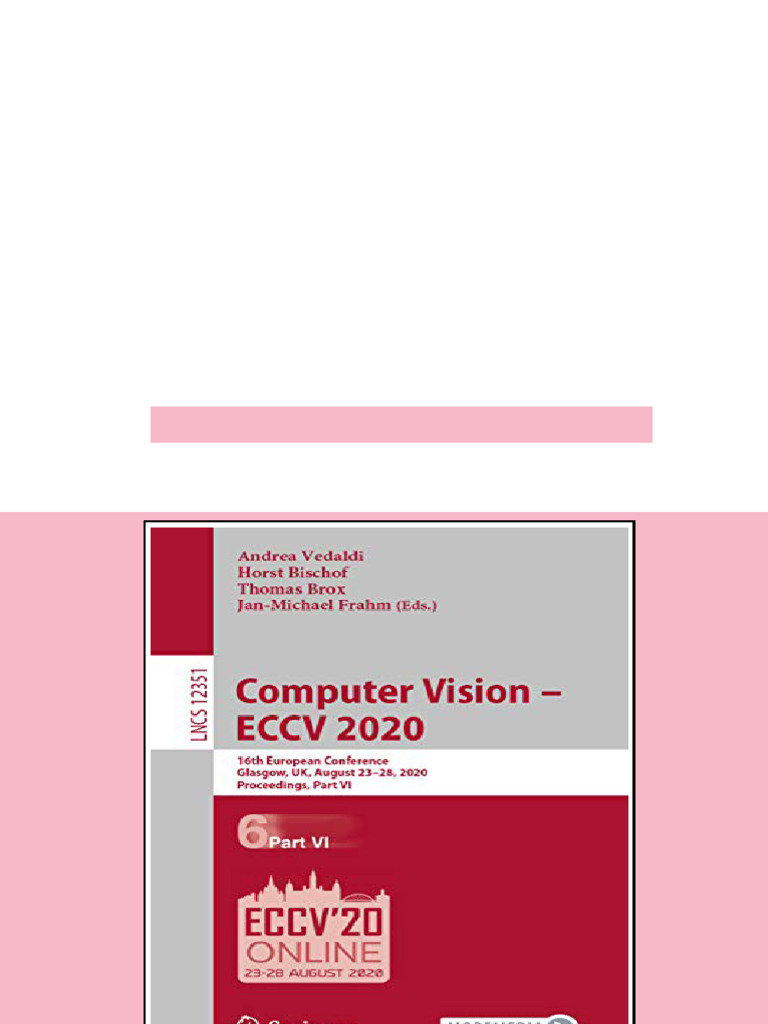 (Ebook) Computer Vision – ECCV 2020: 16th European Conference, Glasgow ...