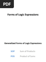 SOP and POS Forms Explained | PDF | Arithmetic | Logic