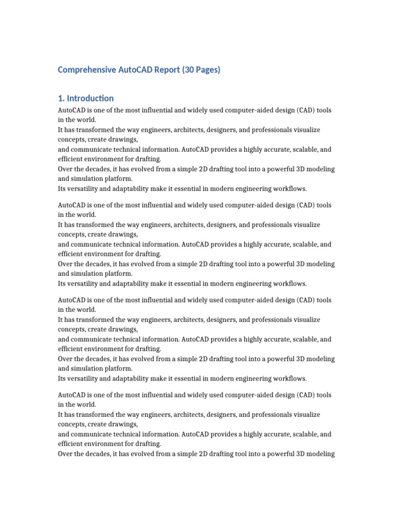 AutoCAD: Evolution and Impact Overview | PDF | Technical Drawing ...
