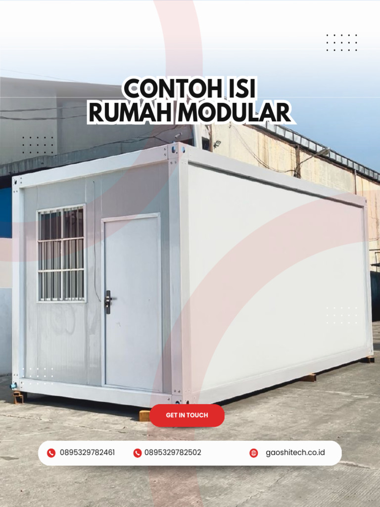 Contoh Isi Rumah Modular - Pt. Gaoshi Building Material Technology | PDF