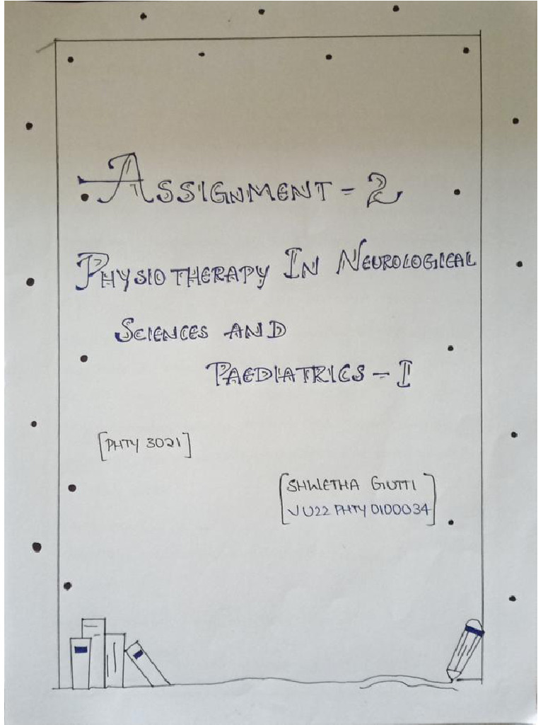VU22PHTY0100034 Neuro Assignment 2 | PDF