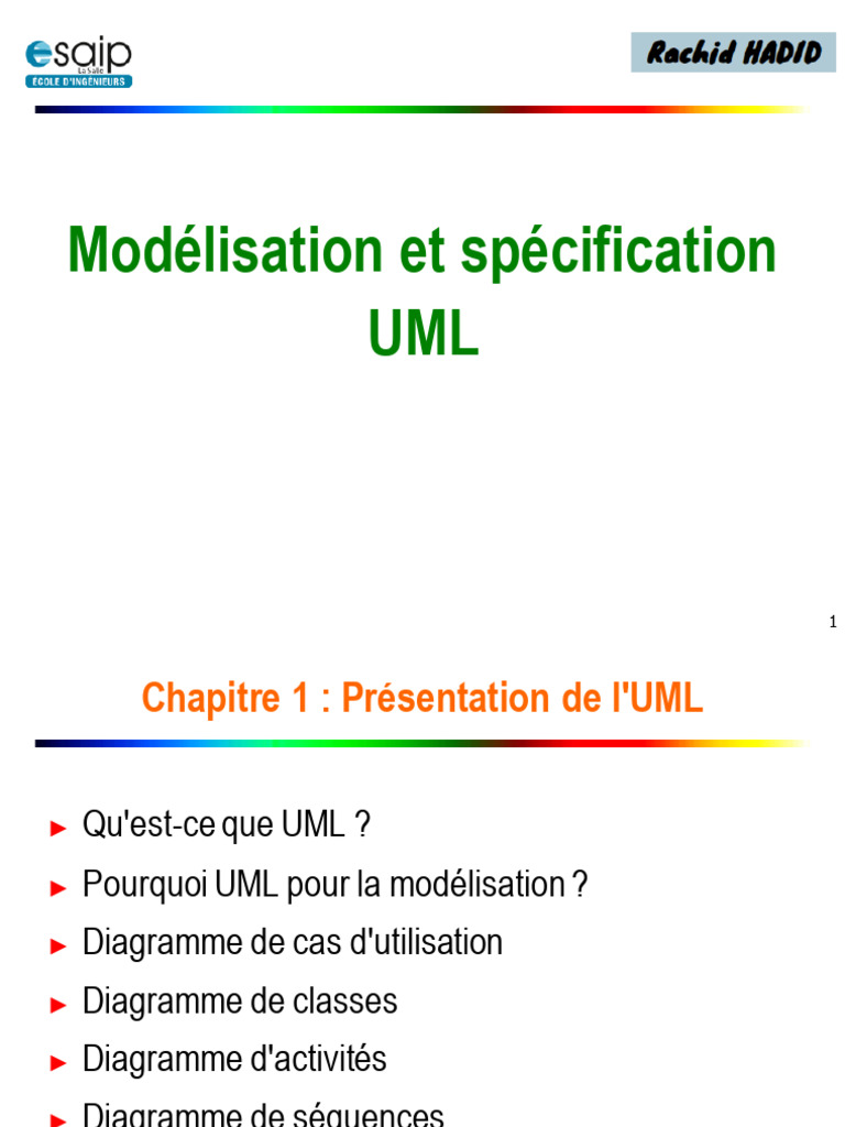 Introduction à UML et diagrammes clés | PDF | Langage de Modélisation ...