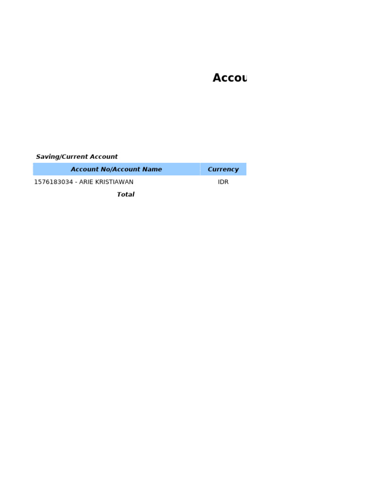 Balance Inquiry | PDF