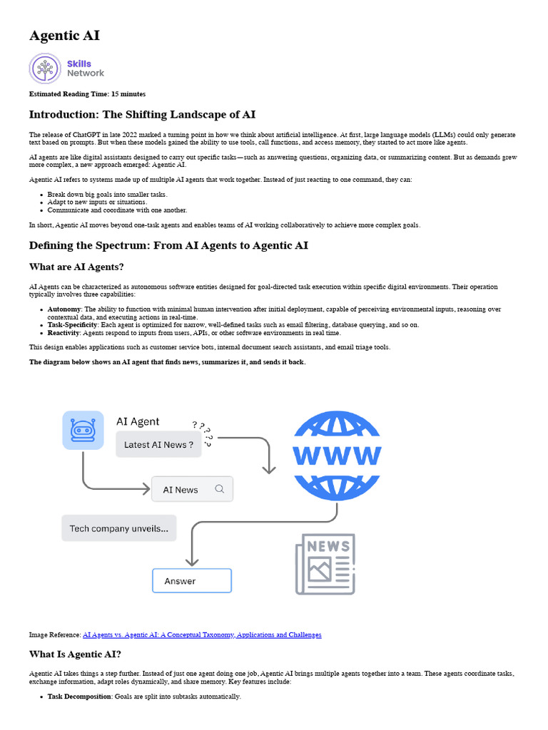 Agent Ai Agentic Ai | PDF | Artificial Intelligence | Intelligence (AI ...