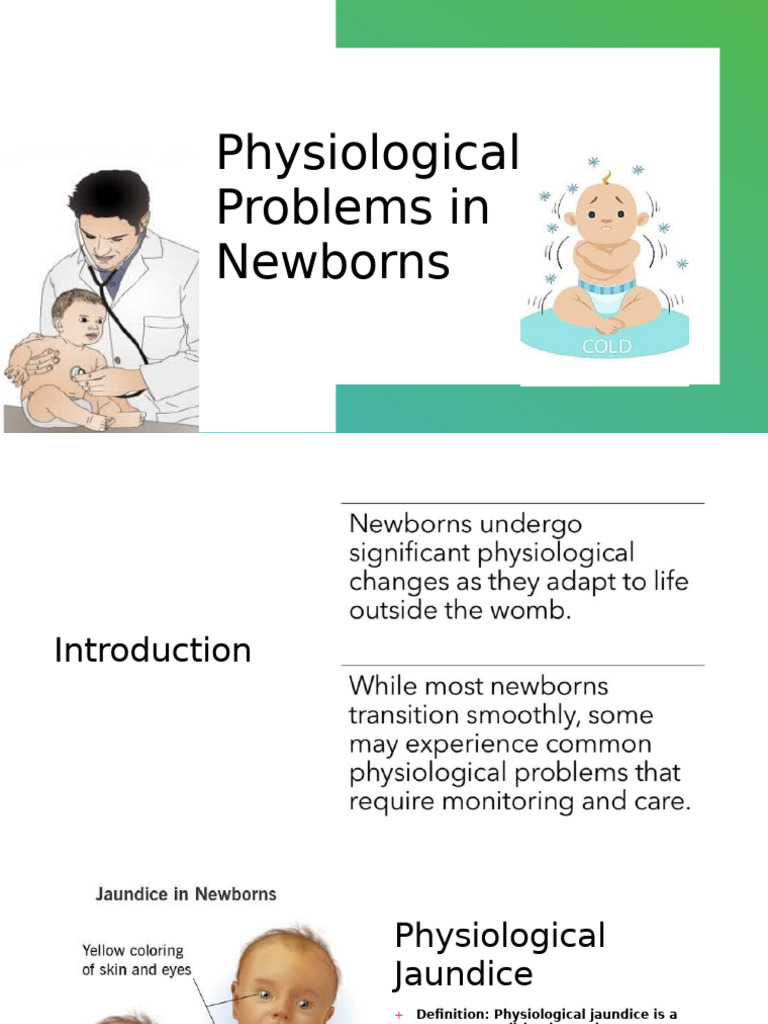 Newborn Physiological Issues Explained | PDF