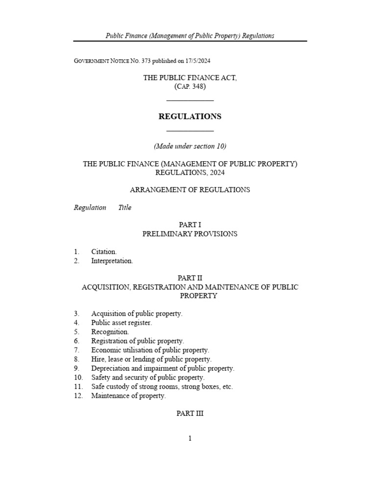 Public Finance MGT PBLC Property 2024 | PDF | Inventory | Depreciation