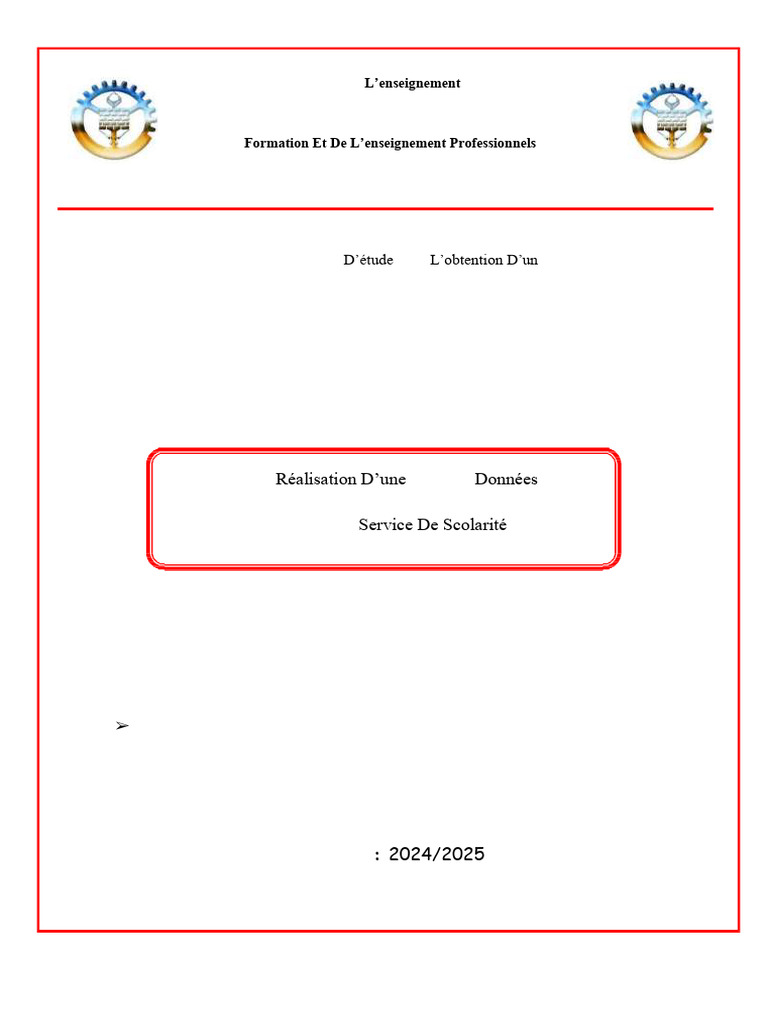 Gestion Étudiante : Base de Données Informatique | PDF | Bases de ...