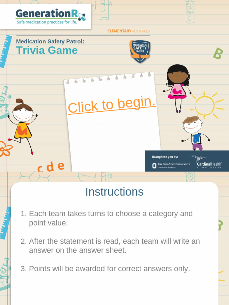 Trivia Game | PDF | Pharmacy | Social Programs